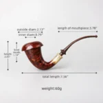 Klassische Kalabassenform Detektivpfeife