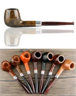 Pfeife aus spanischem Bruyère-Holz mit Cumberland-Mundstück