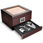Tischhumidor mit digitalem Hygrometer