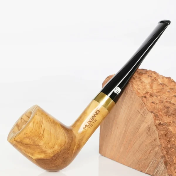 Olivenholz Pfeife Set mit Reinigungszubehör