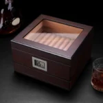 Tischhumidor mit digitalem Hygrometer