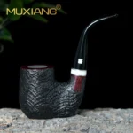 Klassische dunkelbraune Sherlock Holmes Pfeife
