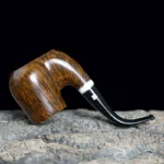 Klassische dunkelbraune Sherlock Holmes Pfeife