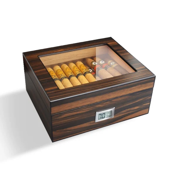 Tischhumidor mit Glasdeckel