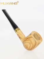 Olivenholz Pfeife Set mit Reinigungszubehör