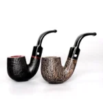 Vollgebogenes Sherlock Holmes Holzpfeifen Set