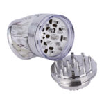 Großhandel Schädelmühle mit Gravur und LED-Beleuchtung