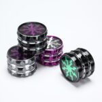 Großhandel für personalisierte Cannabis-Grinder mit transparentem Deckelfenster