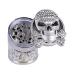 Großhandel Schädelmühle mit Gravur und LED-Beleuchtung