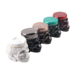 Anpassbarer Halloween-Grinder-Totenkopf