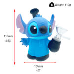 Silikon Bong mit Glas-Head