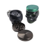 Anpassbarer Halloween-Grinder-Totenkopf