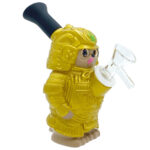 Personalisierbare Silikon-Wasserpfeife Im WestlichEuropäischen Kriegerdesign