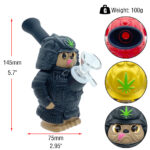 Personalisierbare Silikon-Wasserpfeife