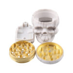 Anpassbarer Halloween-Grinder-Totenkopf