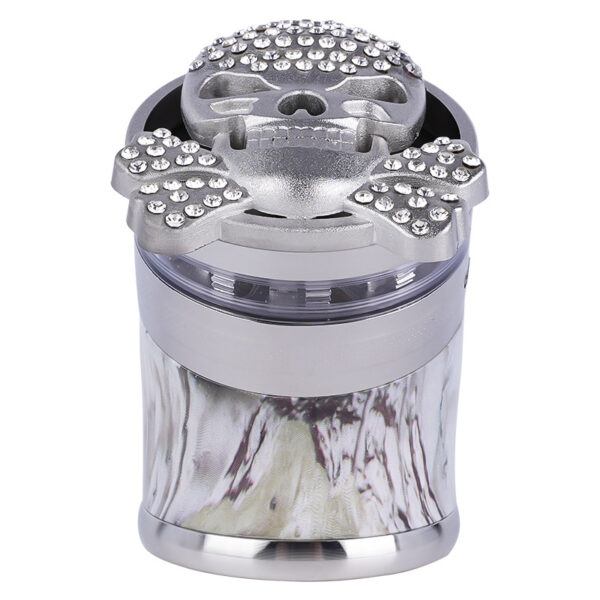 Großhandel Schädelmühle mit Gravur und LED-Beleuchtung