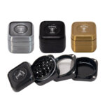 Großhandel für ausgefallene eckige Metall-Grinder